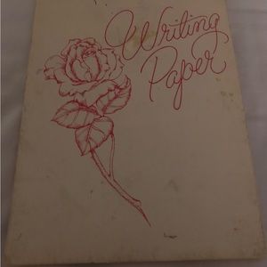 Vintage American Greetings Pink Writing Notepad